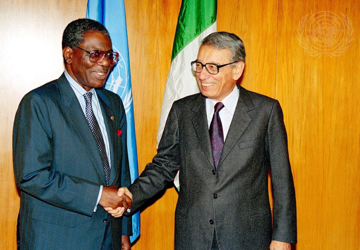 Former Nigerian Leader, Ernest Shonekan, Has Died
