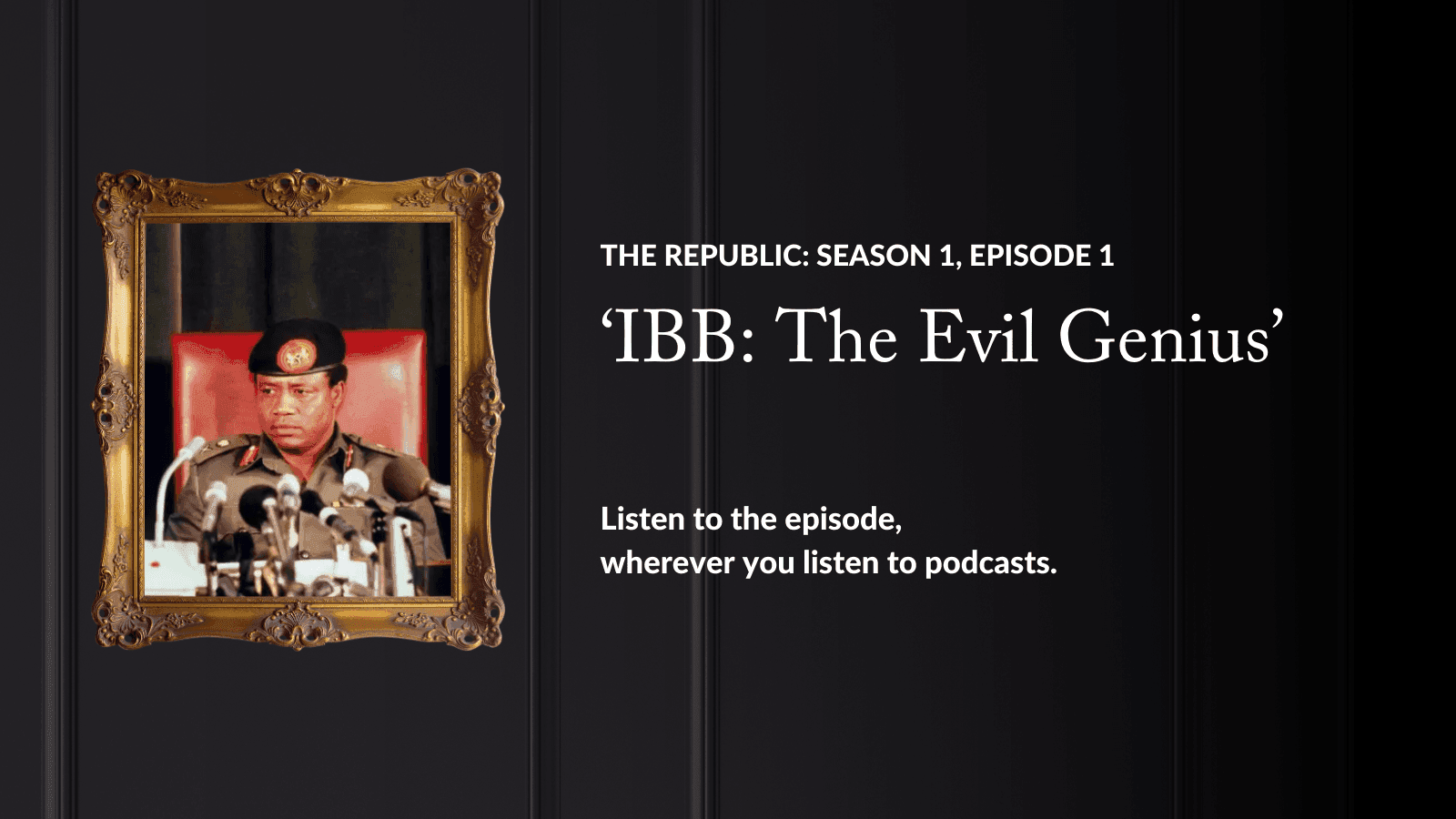 The Republic: Season 1, Episode 1 Transcript